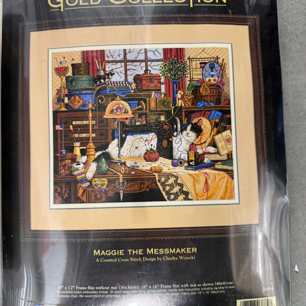 'Maggie the Messmaker' Cross Stitch Kit